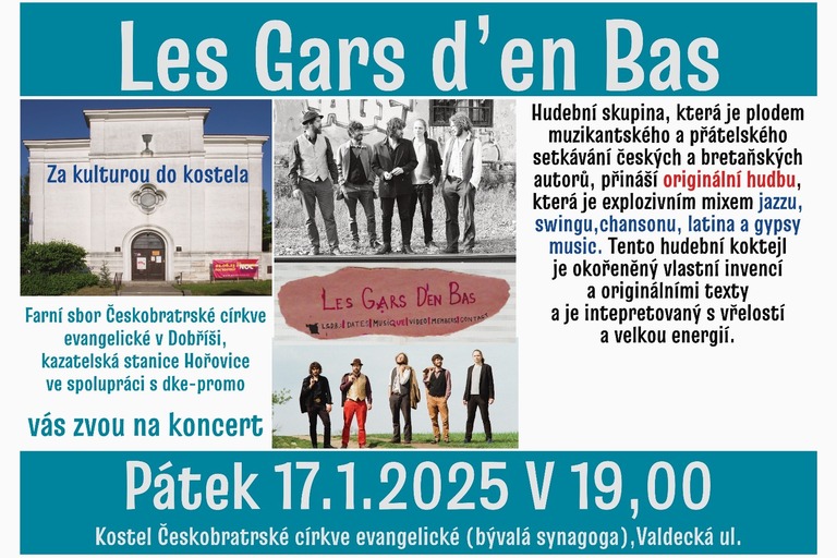 Koncert Les Gars d'en Bas (Hořovice 17. 1. 2025)