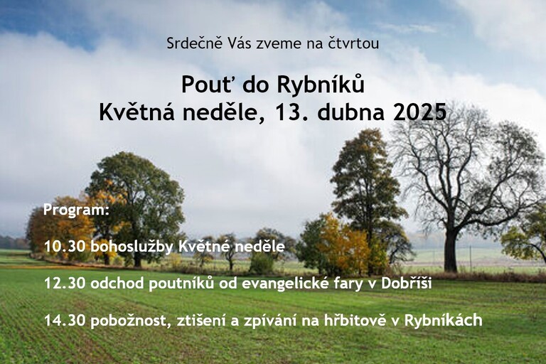 Pouť do Rybníků (13. 4. 2025)