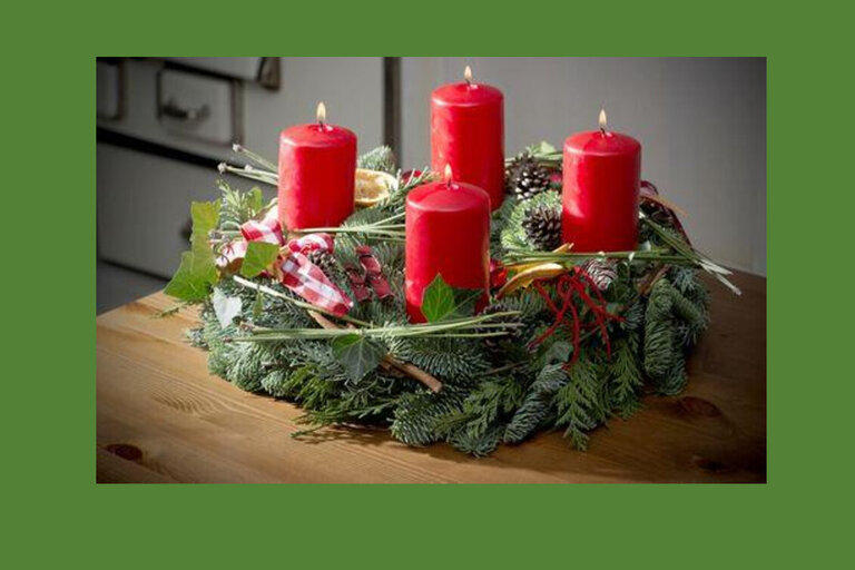 Společné vázání adventních věnců (28. 11. 2025) 