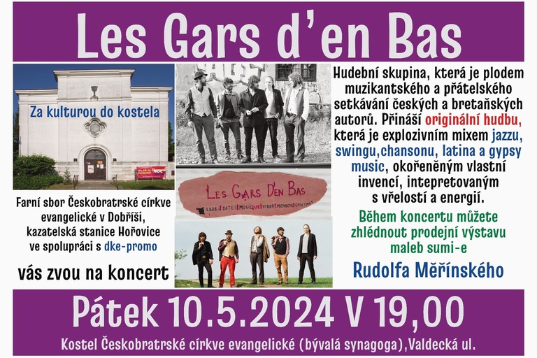 Koncert Les Gars d'en Bas (Hořovice 10. 5. 2024) 