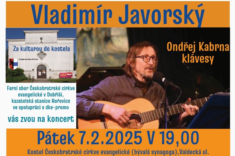 Koncert Vladimíra Javorského (Hořovice 7. 2. 2025) 