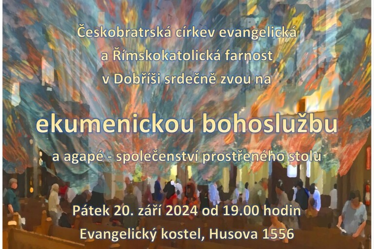Ekumenická bohoslužba 20. 9. 2024