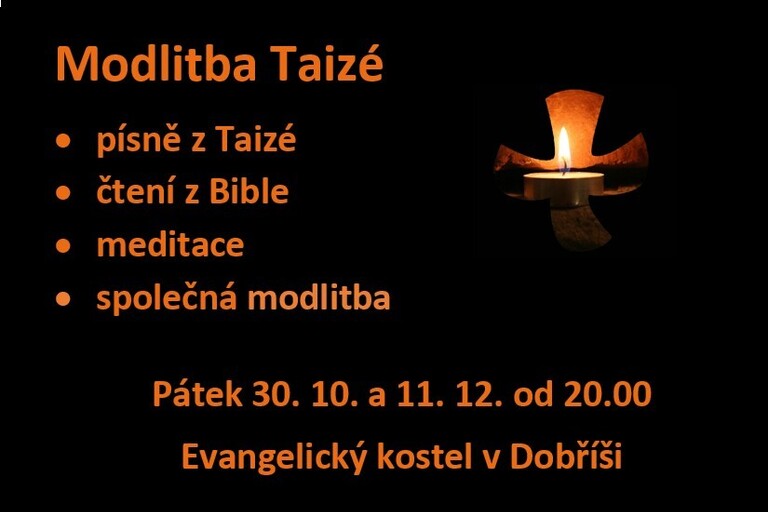 Modlitba Taizé (30. 10. 2026) 